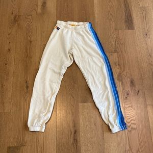 Aviator Nation Cream Sweatpants